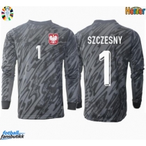 Polen Wojciech Szczesny #1 Keeper Bortedrakt EM 2024 Langermet